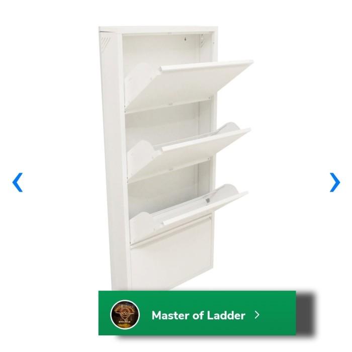 Jual Rak Sepatu Besi 4 Susun Tertutup - Master Space | Shopee Indonesia