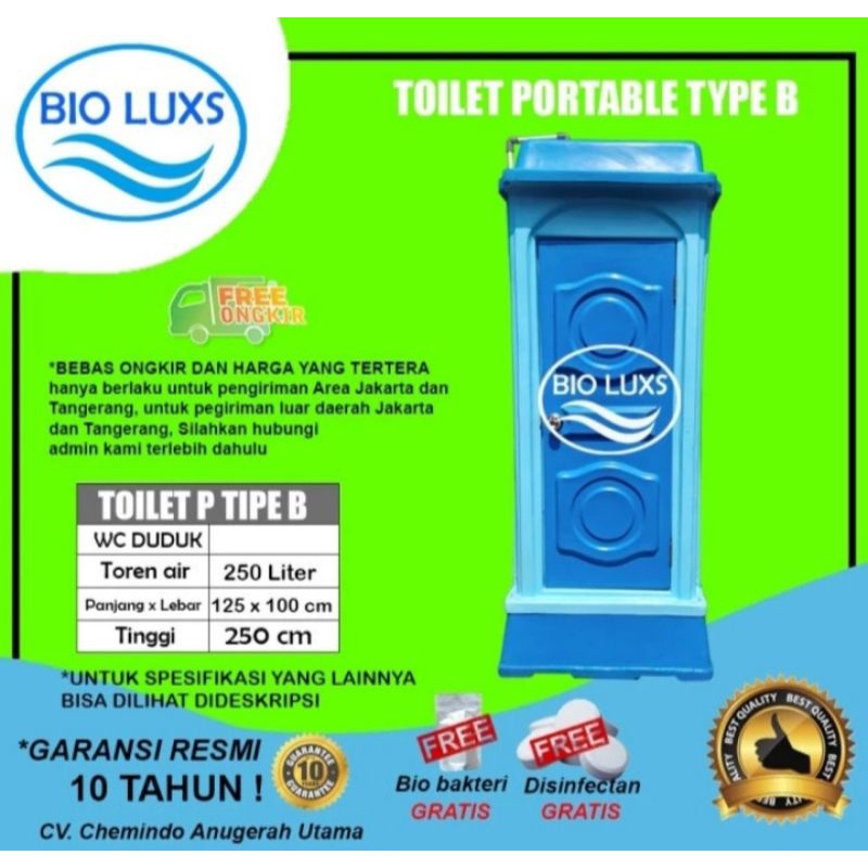 Jual Toilet Portable Type B WC Duduk | Shopee Indonesia