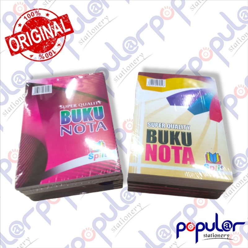 Jual Buku Nota Split Kecil / Pak ( 10 Pcs ) | Shopee Indonesia