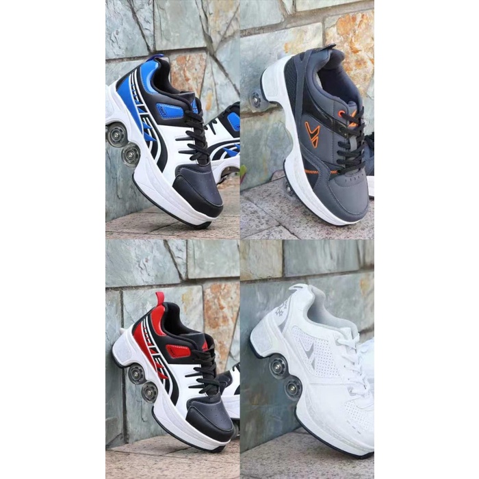 Jual NEW ! Sepatu Roda Casual Skate / Kick Roller Shoes Impor Viral ...