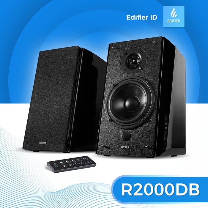 Jual Edifier R2000db Powered Bluetooth Bookshelf Speakers Blackhitam 20 Original Shopee 2811