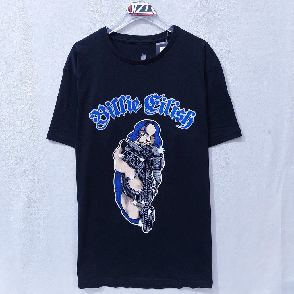 T-shirt Officiel Billie Eilish 'Bling' - Blanc, Coton, Taille Unique, Neuf Avec étiquette