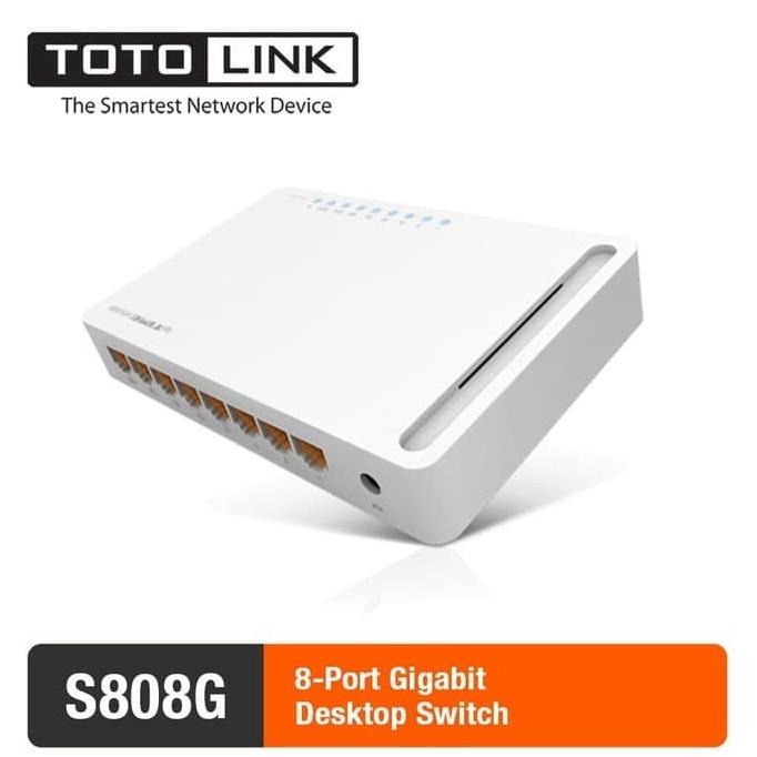 Jual Totolink S808G 8-Port Gigabit Desktop Switch Hub Lan 10/100 ...