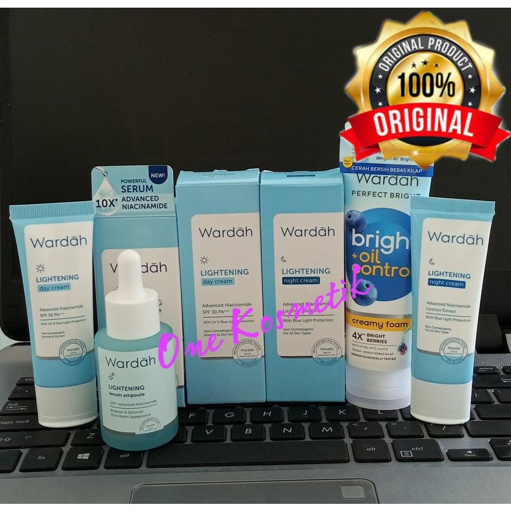 Jual PAKET WARDAH PENGHILANG FLEK HITAM ( WARDAH LIGHTENING DAY CREAM ...