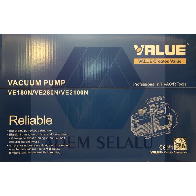 Jual Vacuum Pump Value VE280N 1 HP Dual Stage | Shopee Indonesia