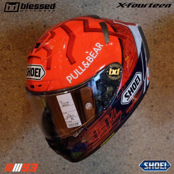 SHOEI X-14 Ｘ－Ｆｏｕｒｔｅｅｎ MARQUEZ6 マルケス Ｌサイズ 