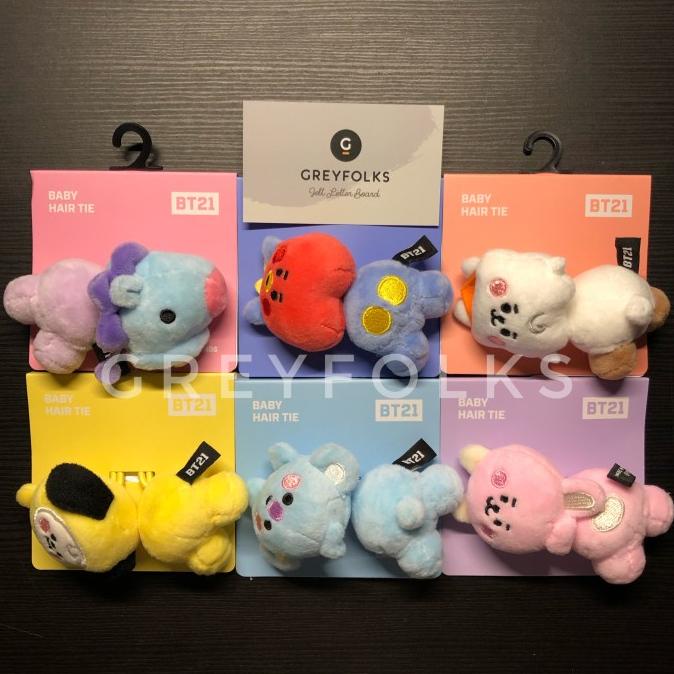 Jual [Ready Stock] Baby Bt21 Hair Tie Official Line Friends | Shopee ...