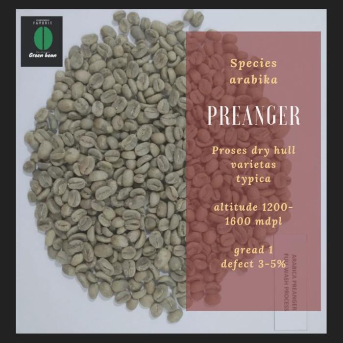 Jual green bean/biji kopi arabika JAVA PREANGER GUNUNG HALU 1kg ...