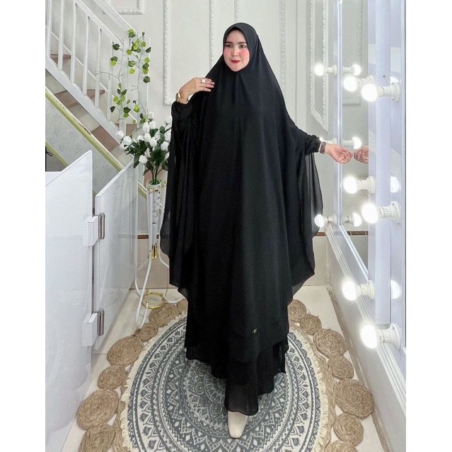 Jual COD ! GAMIS JILBAB PANJANG TERBARU GAMIS WASIMA ORIGINAL AJEZAS