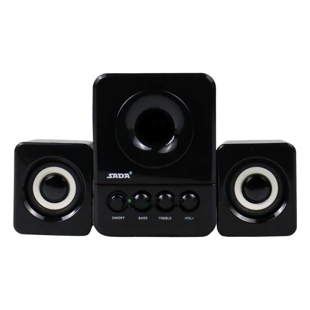 Jual SADA Active Speaker Stereo 2.1 with Subwoofer & USB Power - D