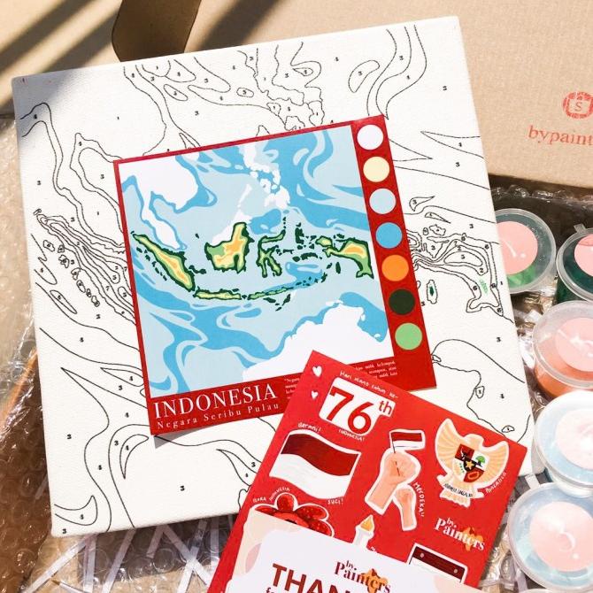 Jual Paint By Numbers [Indonesia] | ByPainters | Painting Kit | 20x20 ...