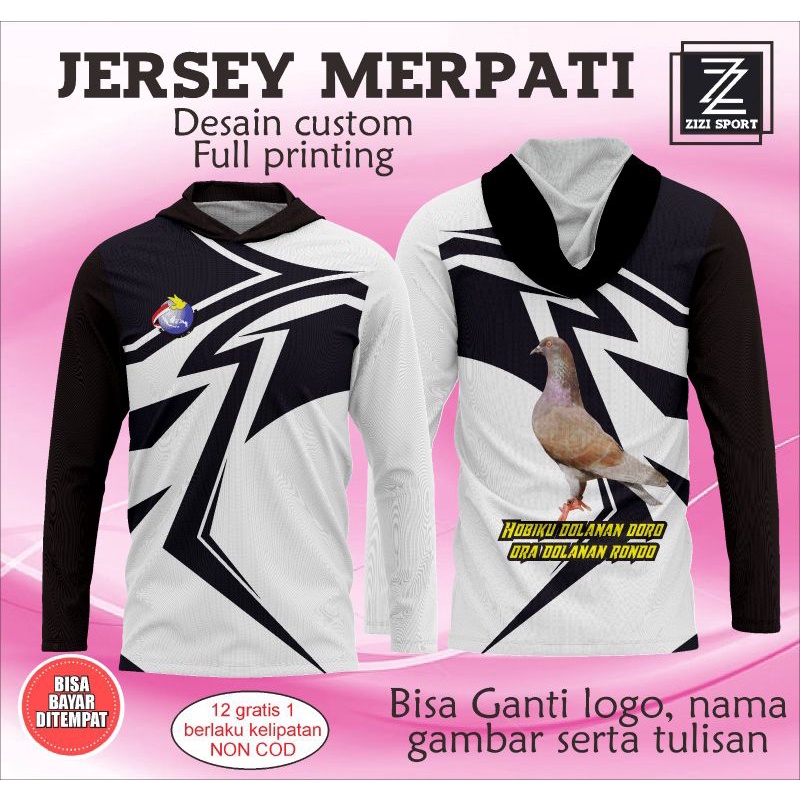 Jual Jersey Merpati Bertopi Custom Desain Shopee Indonesia