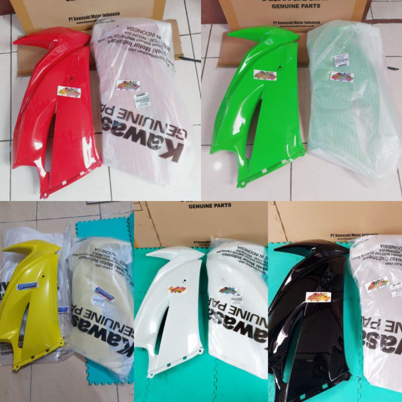 Jual FAIRING SAYAP BODY ATAS NINJA RR NEW WARNA KUNING ORIGINAL ...