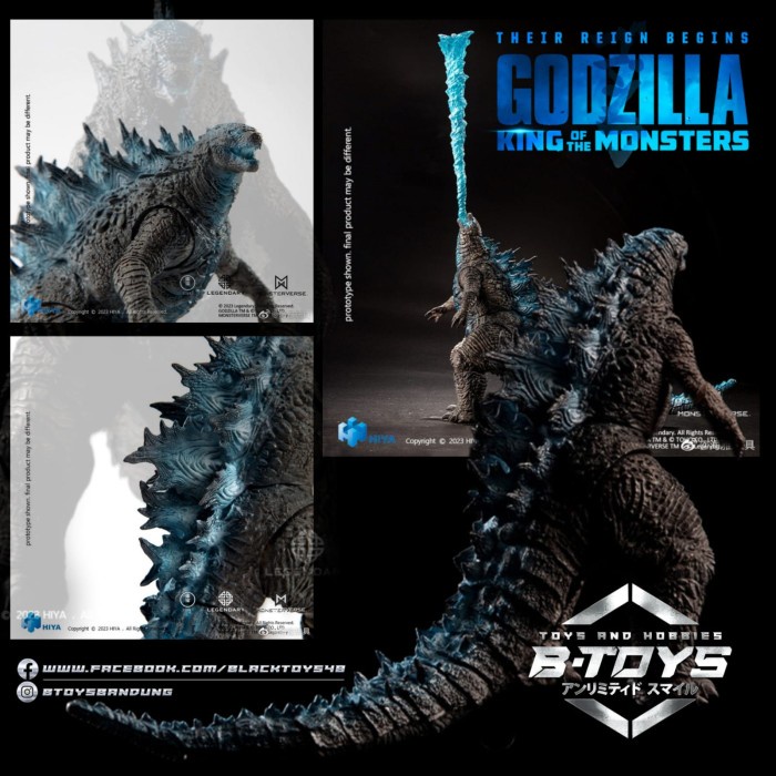 Jual Hiya Toys Godzilla Exquisite Basic Godzilla Vs Kong Heat Ray ...