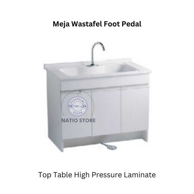 Jual Meja Wastafel Foot Pedal Water Tap Laboratorium Lab | Shopee Indonesia