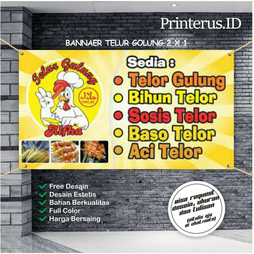 Jual Spanduk Banner Telur Gulung Murah Shopee Indonesia