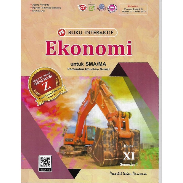 Jual Buku PR/LKS Ekonomi Kelas XI/11 Semester 1 Kurikulum K13 Intan ...