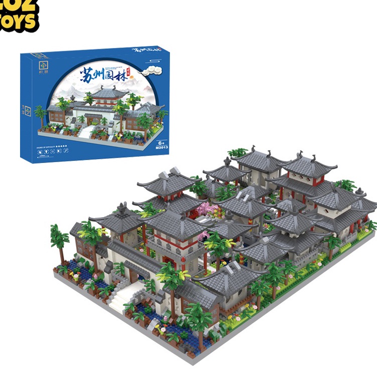 Jual Unik LOZTOYS Building Block Chinese Architecture Nano Balok Garden ...