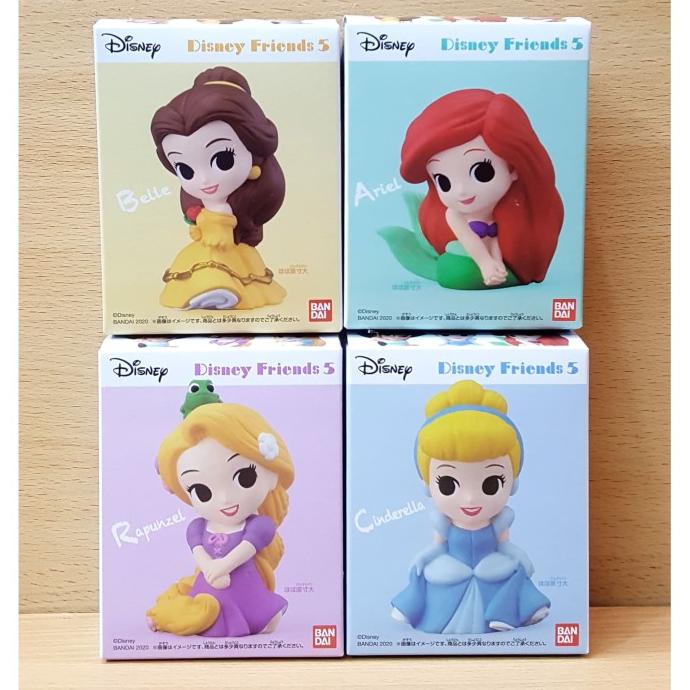 Jual Disney Friends Mini Figure 5 Princess [per-PCS] Ariel Belle ...