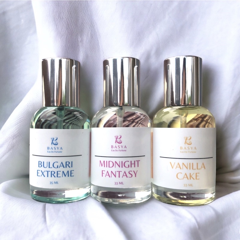 Jual BASYA PARFUM Spray 30ml ~ 3 Varian Cewek Cowok Midnight | Shopee ...