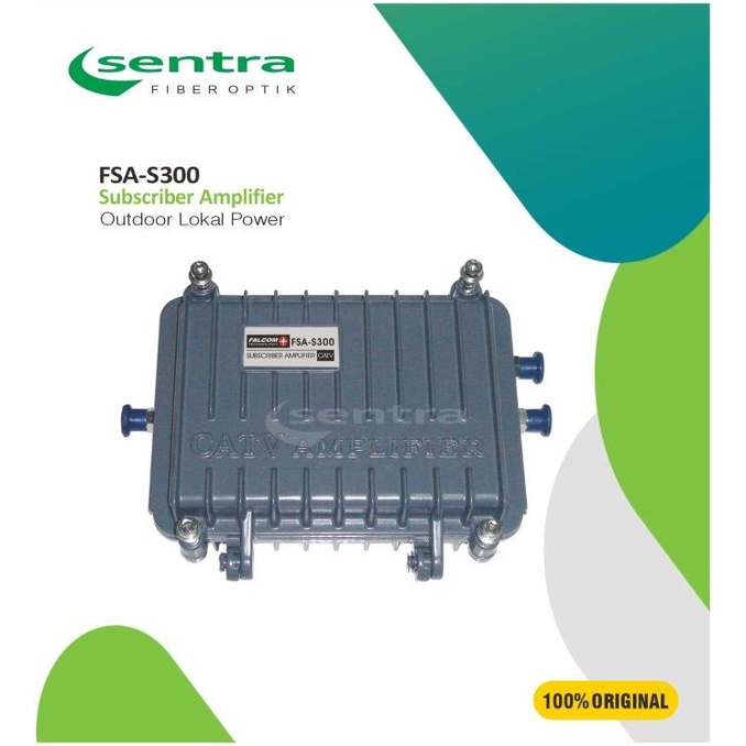 Jual Falcom Booster CATV Distribution Amplifier FSA S300 Original ...