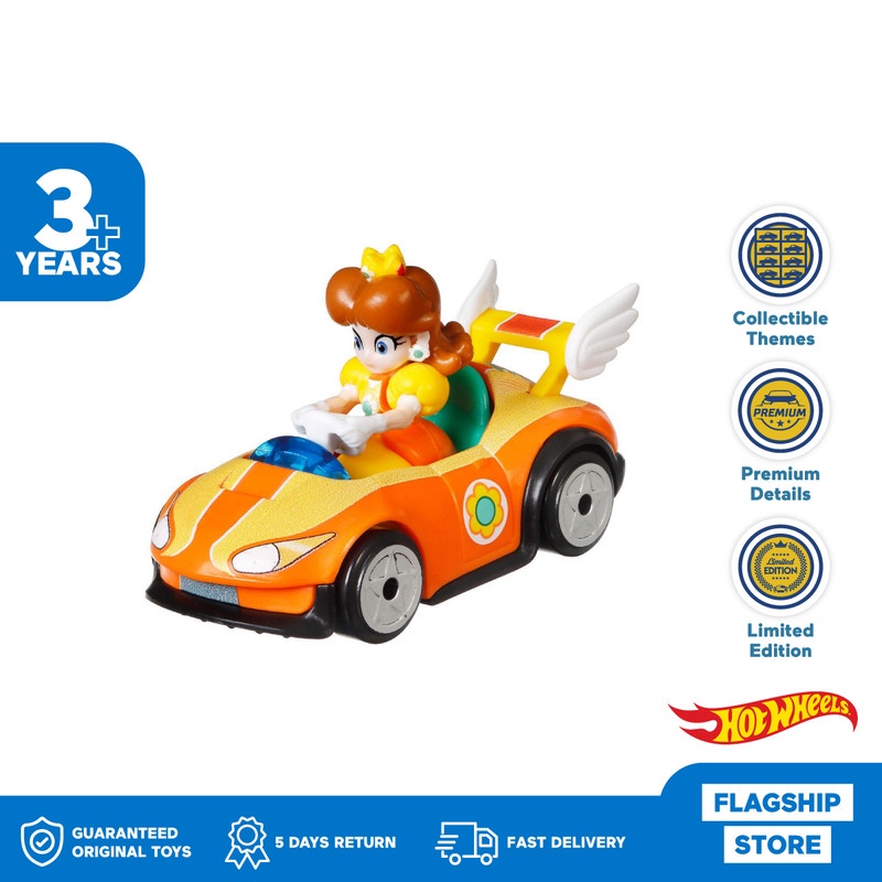 Jual Hot Wheels Mario Kart Yellow Princess Daisy Mainan Mobil Balap Shopee Indonesia