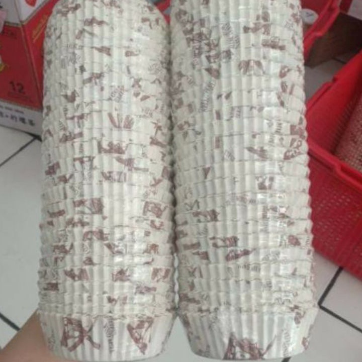 Jual [KODE PRODUK 0I8US5356] Paper cup case roti bulat 8 cm ( isi 200 ...