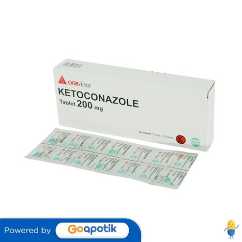 Jual Ketoconazole Ogb Dexa Medica 200 Mg Box 50 Tablet Shopee Indonesia