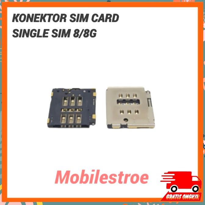 Jual Flexible Konektor Sim Card Single Sim Iphone 8|8G | Shopee Indonesia