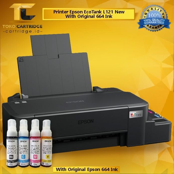 Jual Printer Epson L121 Original Pengganti L120 Ink Tank A4 Inktank L 121 Shopee Indonesia 0357