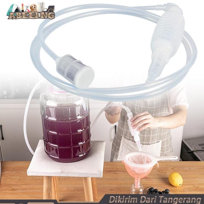 Jual ] Home Brew Siphon Dengan Filter Untuk Pembuatan Anggur Hand
