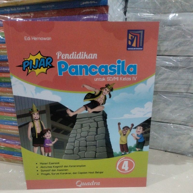 Jual Pijar Pendidikan Pancasila Kelas 4 Sd Mi Penerbit Quadra Kurikulum