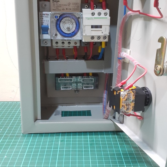 Jual panel Timer theben pompa kolam renang 1 fasa 220 volt | Shopee ...