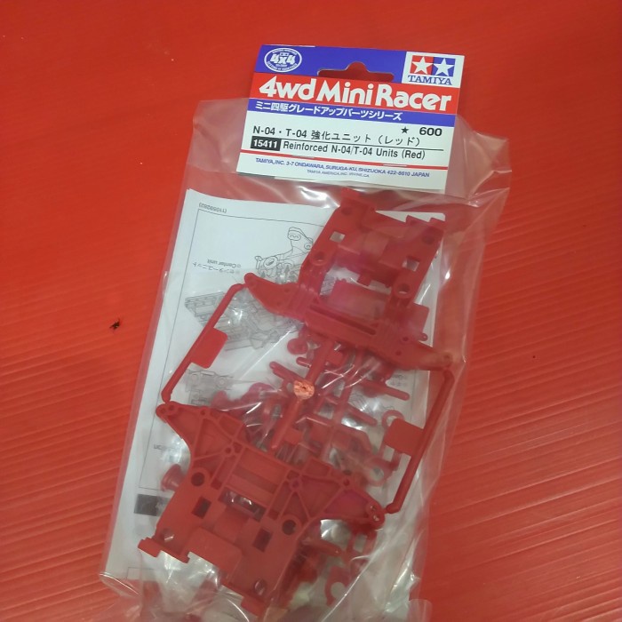 Jual TAMIYA 15411 REINFORCED N-04/T-04 UNITS (RED) | Shopee Indonesia