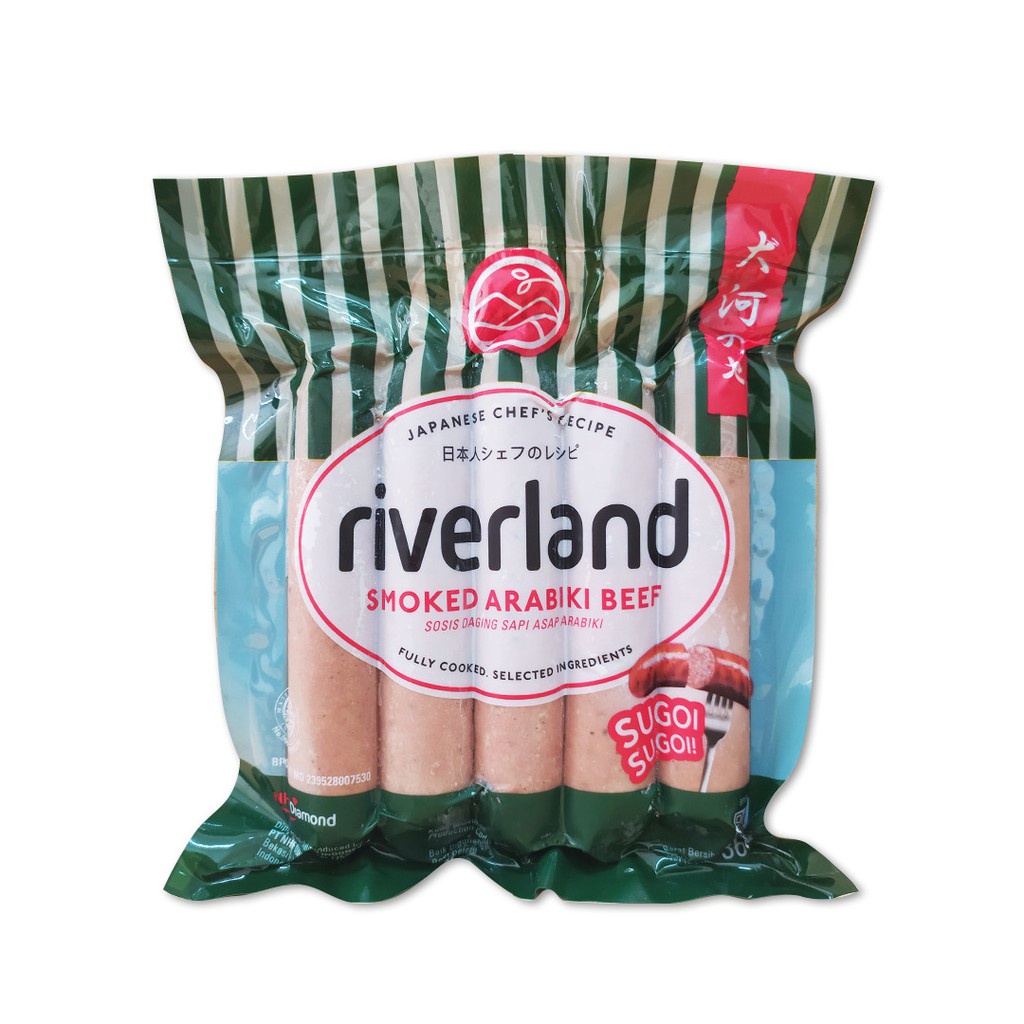 Jual RIVERLAND SMOKED ARABIKI BEEF SAUSAGE 360 GR - SOSIS | Shopee ...