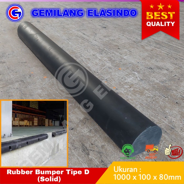 Jual Best Seller Rubber Bumper Fender Loading Dock Tipe D Solid Size ...