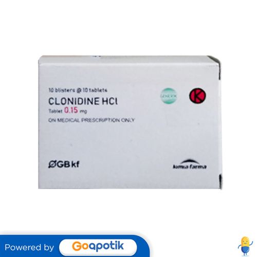 Jual CLONIDINE HCL KIMIA FARMA 0.15 MG BOX 100 TABLET | Shopee Indonesia