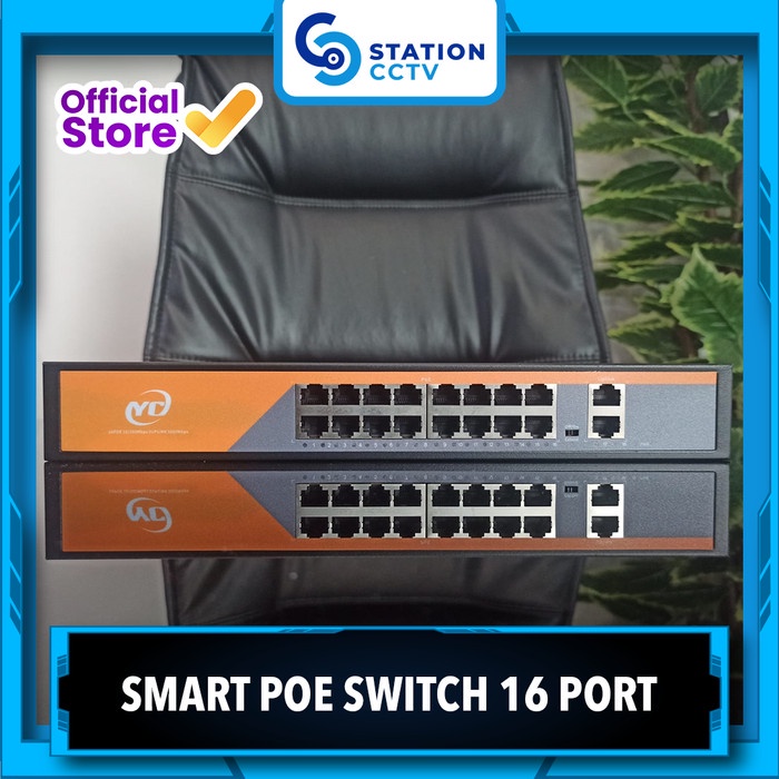 Jual Switch Smart Poe Switch Gigabit 18 Port With 16 Poe + 2G | Shopee ...