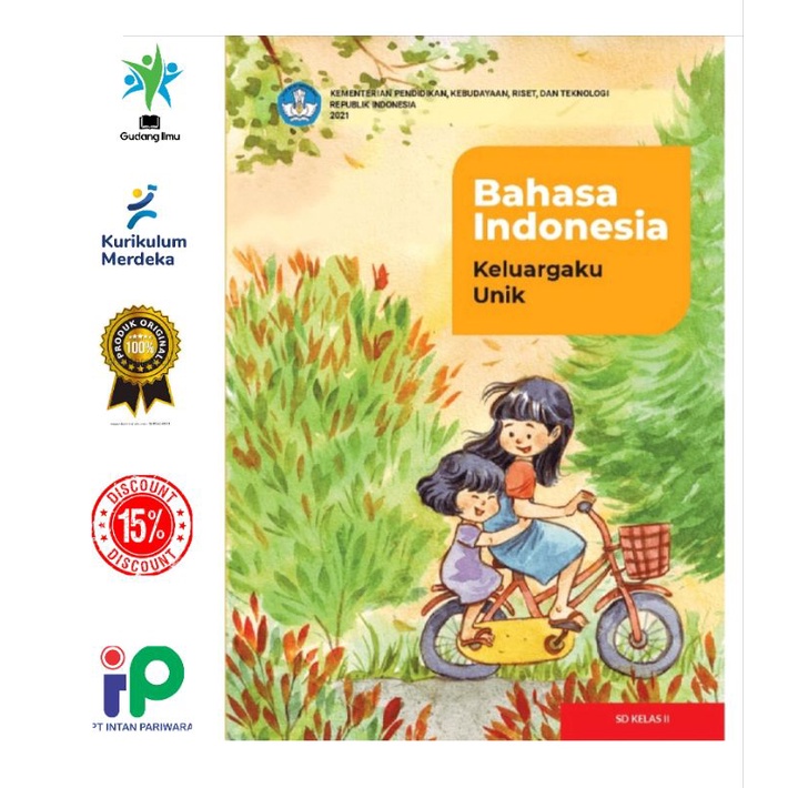 Jual Buku Paket Kurmer Bahasa Indonesia Untuk Siswa SD/MI Kelas 2 ...