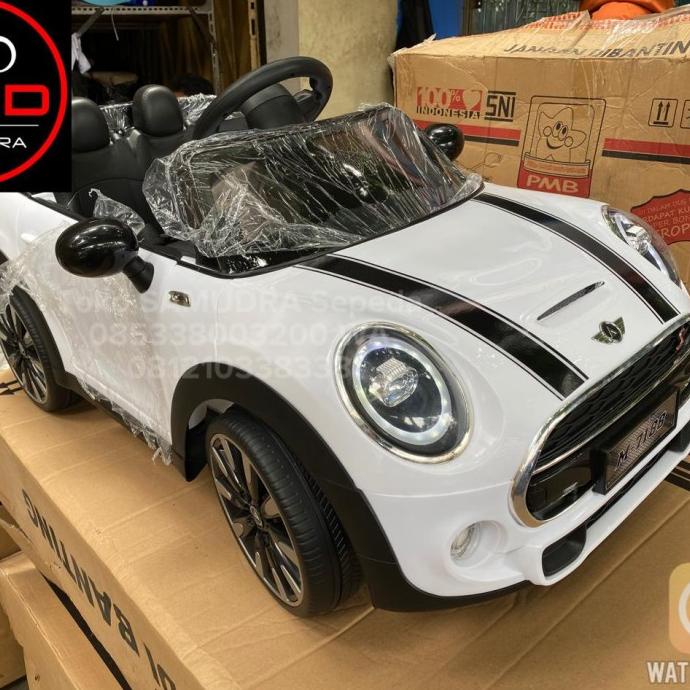 Jual Mobil Aki Cas Remote PMB 7188 Mini Cooper Murah BDG | Shopee Indonesia