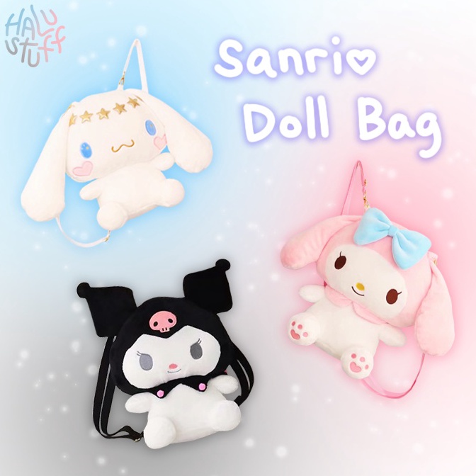 Jual PALING LARIS!. Tas Sanrio Boneka Ransel Selempang Anak Perempuan