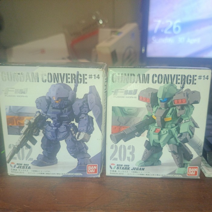 Jual HOT SALE!!! GUNDAM CONVERGE SET 202 JESTA + 203 STARK JEGAN ...