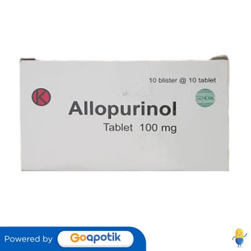 Jual ALLOPURINOL RAMA 100 MG BOX 100 TABLET | Shopee Indonesia