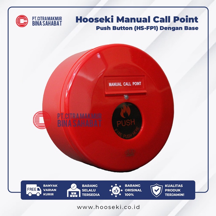 Jual NEW SERIES HOOSEKI MANUAL CALL POINT PUSH BUTTON (HS-FP1) DENGAN ...