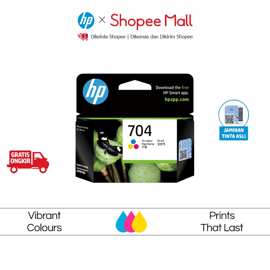 Original Olivetti IN-704 Tricolor Ink Cartridge B0629 For Linea Office & Simple Way Printers