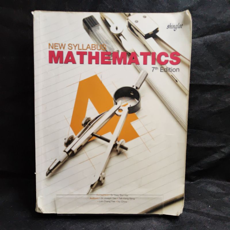 Jual Buku New Syllabus Mathematics 4, 7 Th Edition, Shinglee, Dr Yeap ...