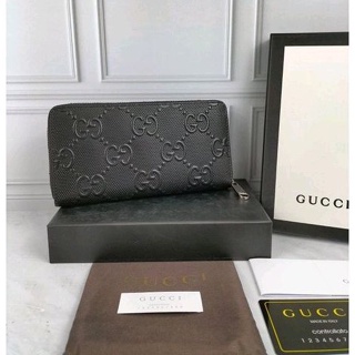 Original Quaility Gucci 291105 GG Supreme Zipper Wallet Blue