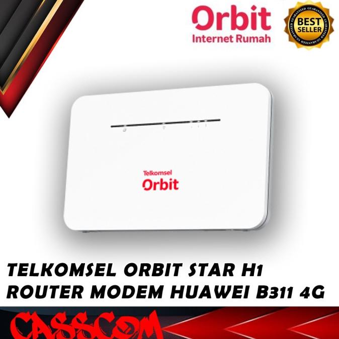 Jual Telkomsel Orbit Star H1 - Router Modem Huawei B311 4G | Shopee ...