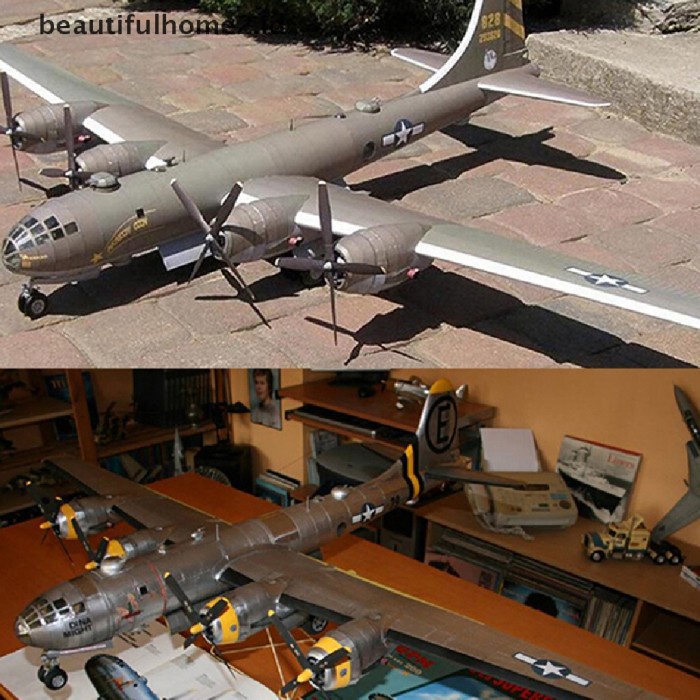 Jual DISKON SPESIAL 1:47 B-29 SUPER AERIAL FORTRESS BOMBER AIRCRAFT ...