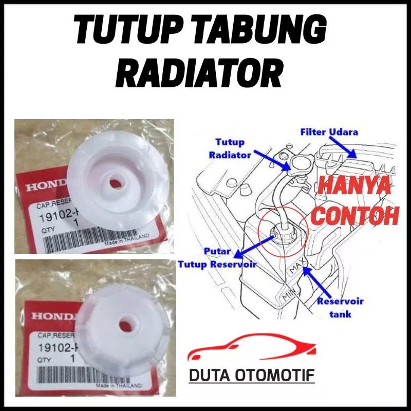 Jual Tutup Tabung Radiator Civic 1988-1991 Grand Civic LX Civic Nova ...